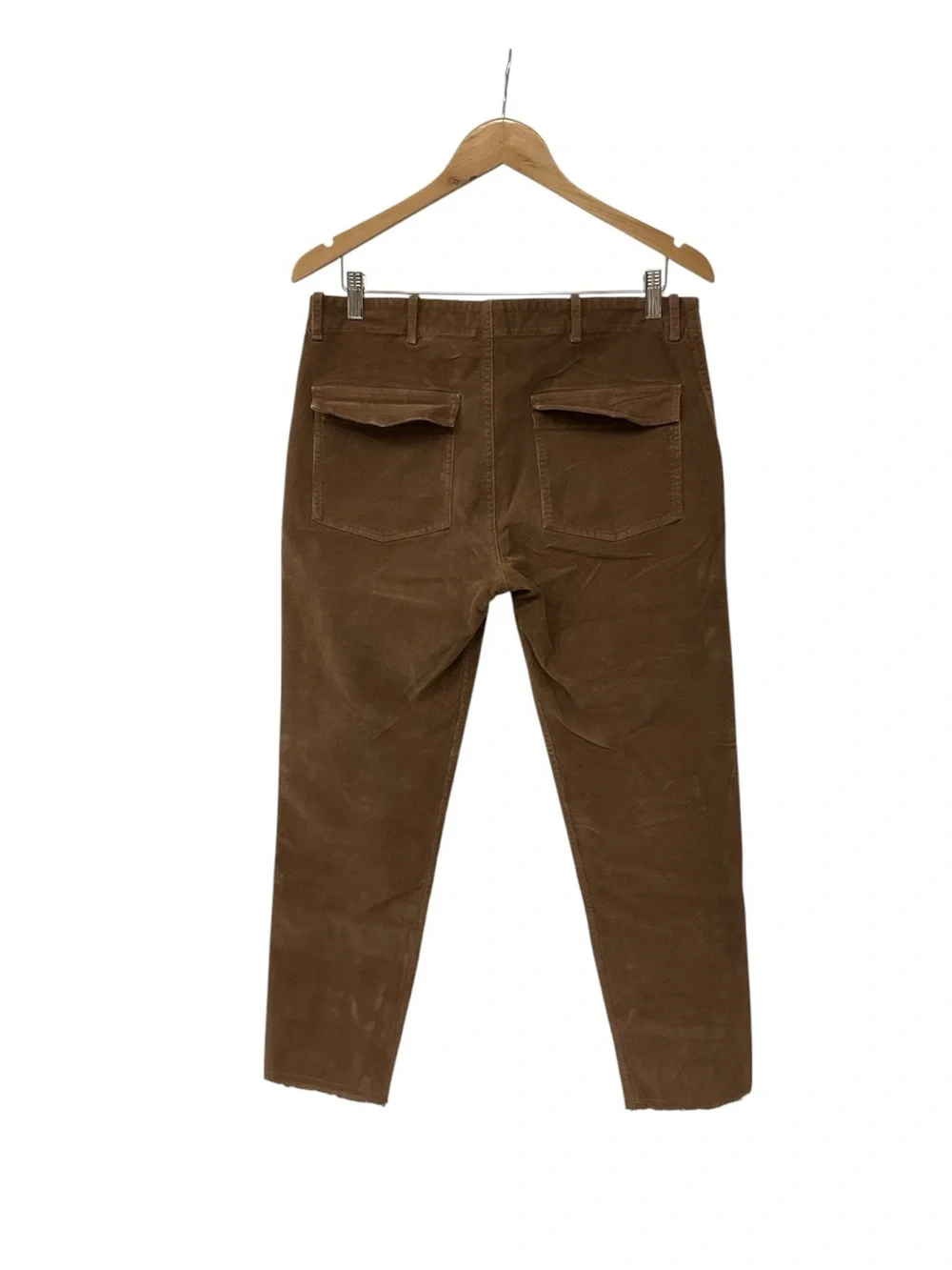 Nili Lotan Jenna Pants in Tawny Size 10 Crop Mid Rise Corduroy Trousers